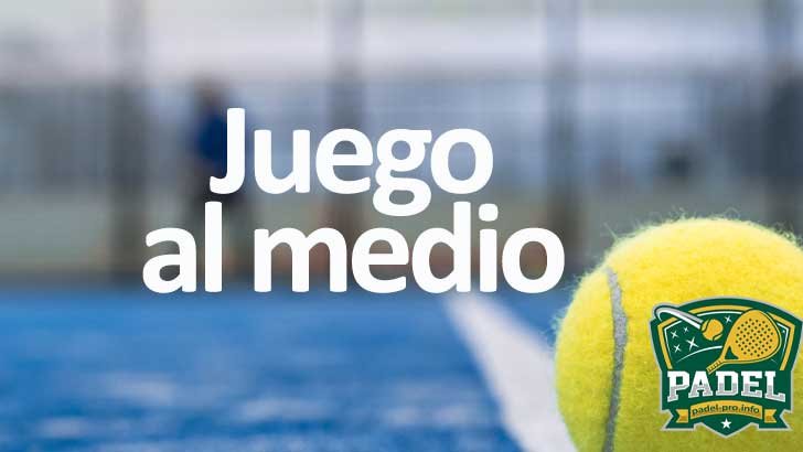 Juego al medio en Pádel