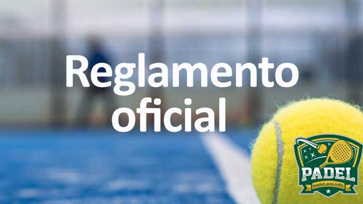 Reglamento oficial de Pádel