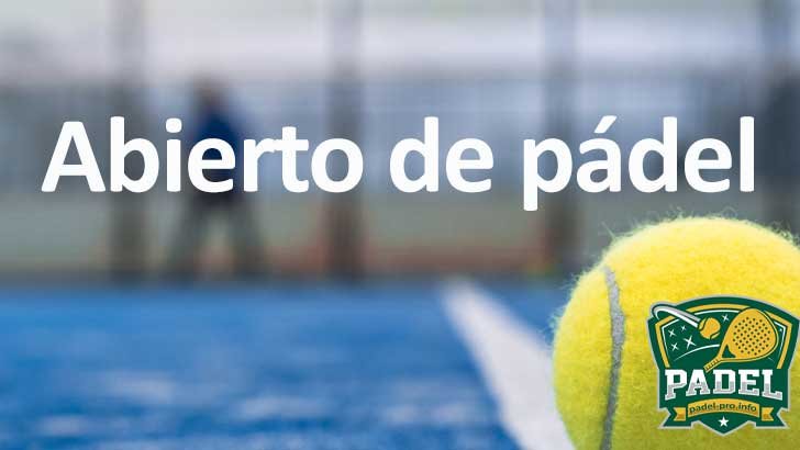 Abierto de pádel