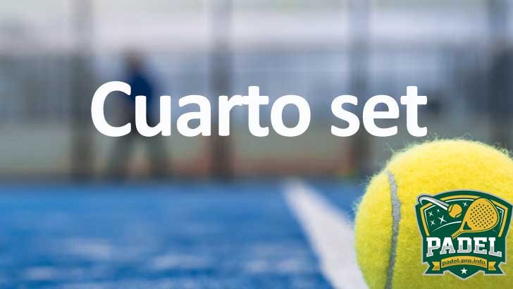 Cuarto set en Pádel