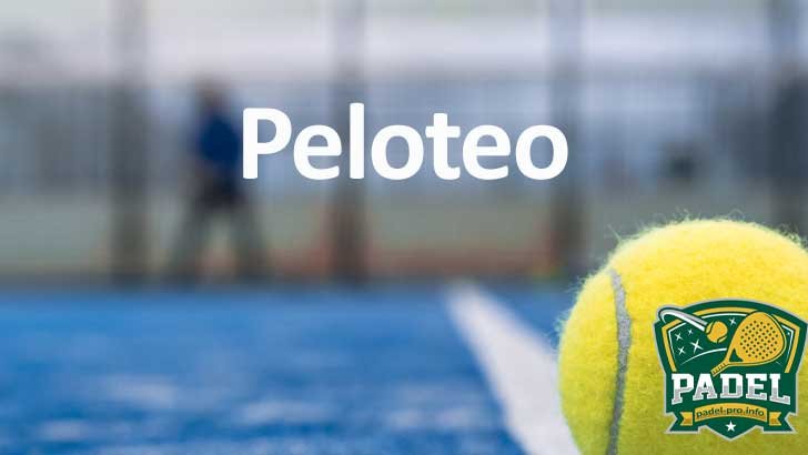 Peloteo en Pádel