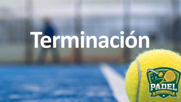 Terminación en Pádel